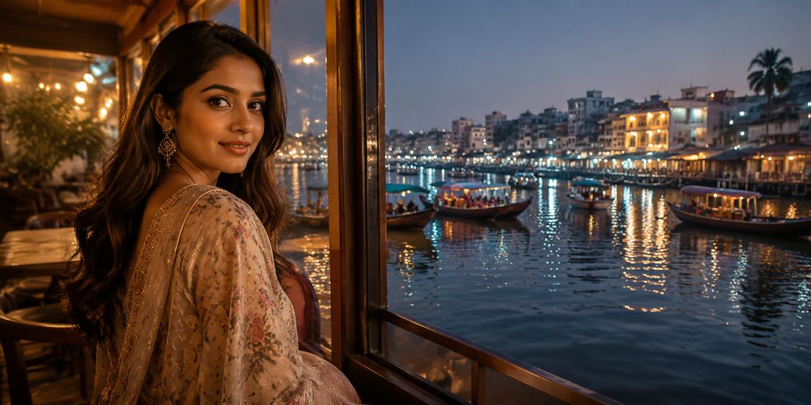 বরিশালে একজন বাংলাদেশী মডেল মোবাইলে ক্যাসিনো বেটিং উপভোগ করছেন