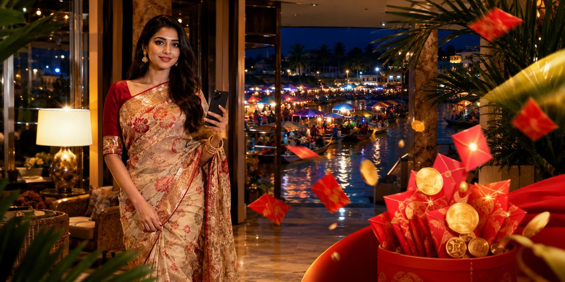 বরিশালে লাল খামে বিশেষ বোনাস অফার সহ ঐতিহ্যবাহী পোশাকে আনন্দ