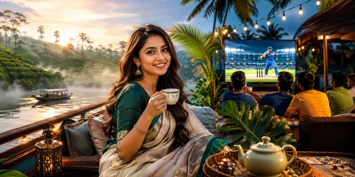সিলেটের চা বাগানে ক্রিকেট বেটিং